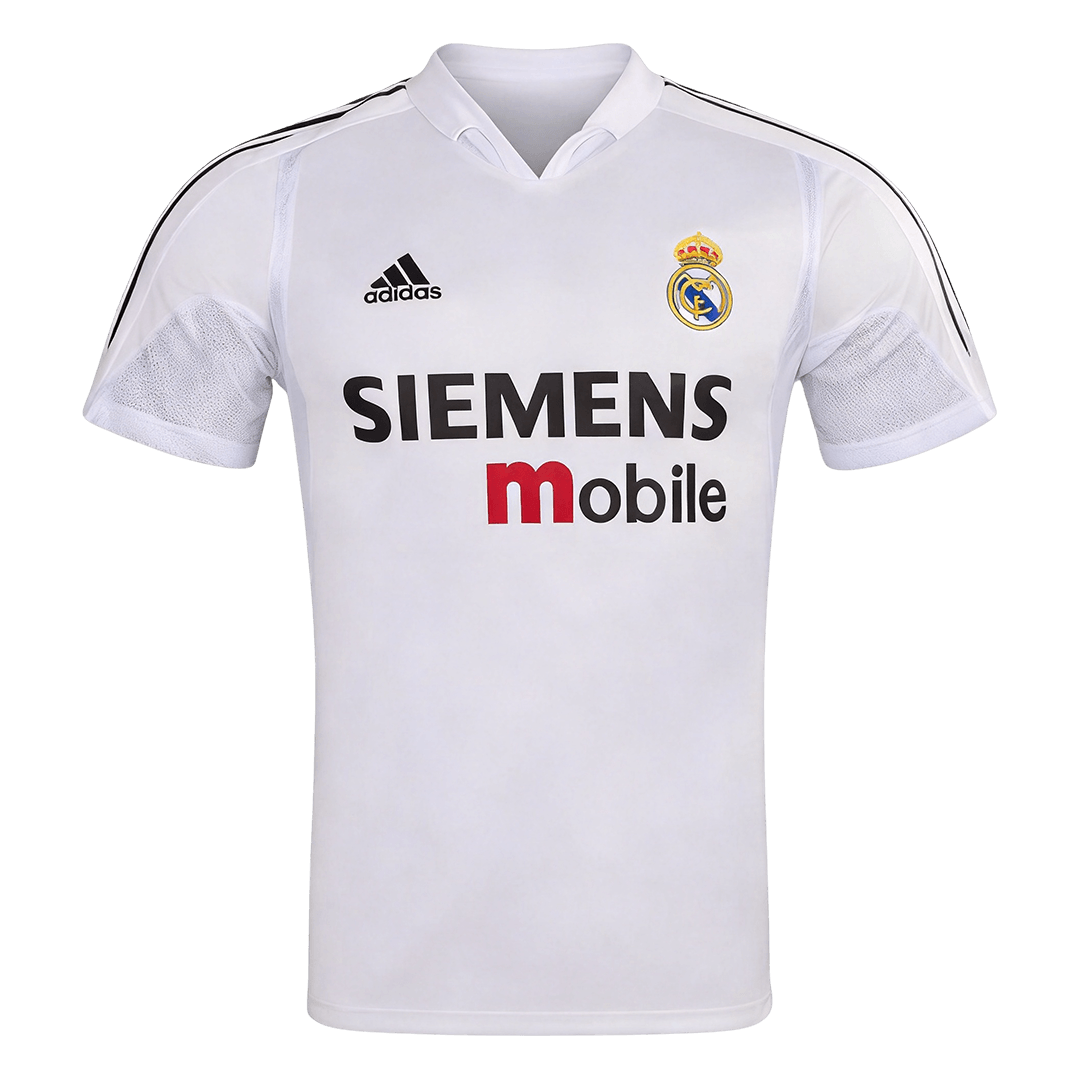 Retro Real Madrid Thuis Voetbalshirt 2004/05 - voorkant