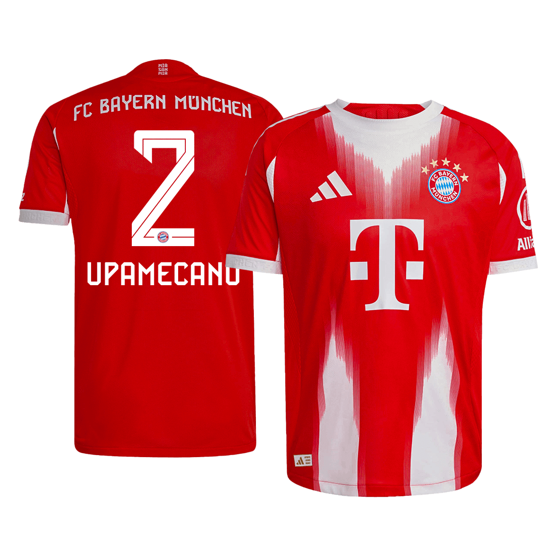 UPAMECANO #2 Bayern Munich Thuis Spelersversie Voetbalshirt 2025/26 - Slim Fit