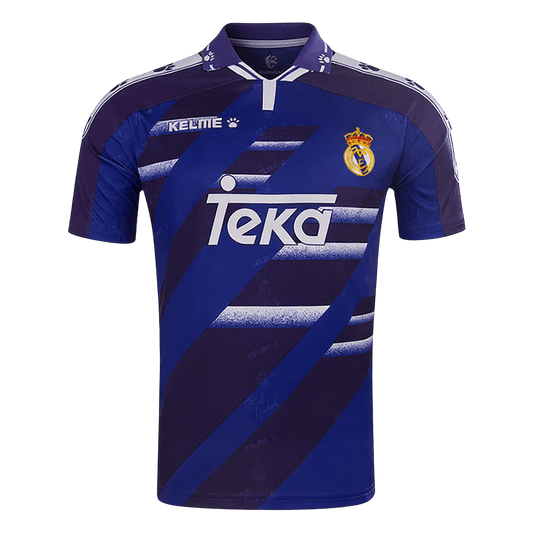 Retro Real Madrid Uit Voetbalshirt 1994/96 - voorkant