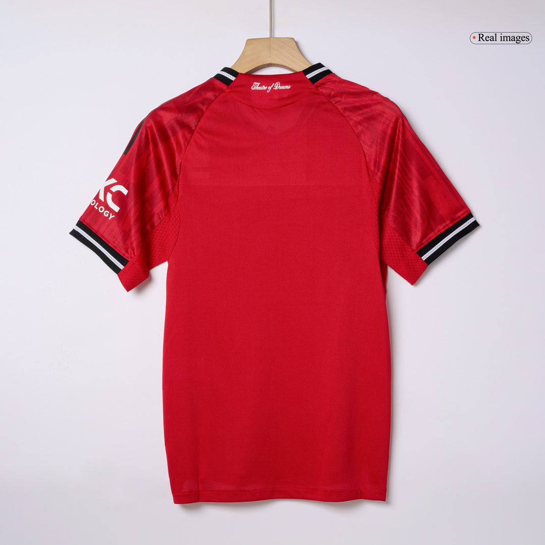 B.FERNANDES #8 Manchester United Thuis Spelersversie Voetbalshirt 2025/26 - Slim Fit