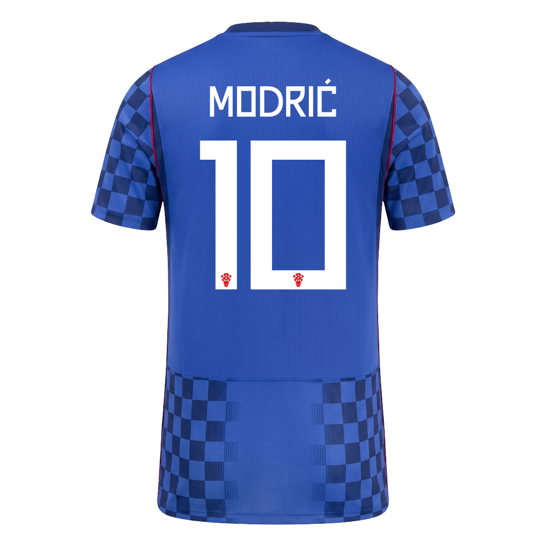 MODRIĆ #10 Heren Croatia Uit Voetbalshirt WK Voetbal 2026