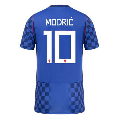MODRIĆ #10 Heren Croatia Uit Voetbalshirt WK Voetbal 2026