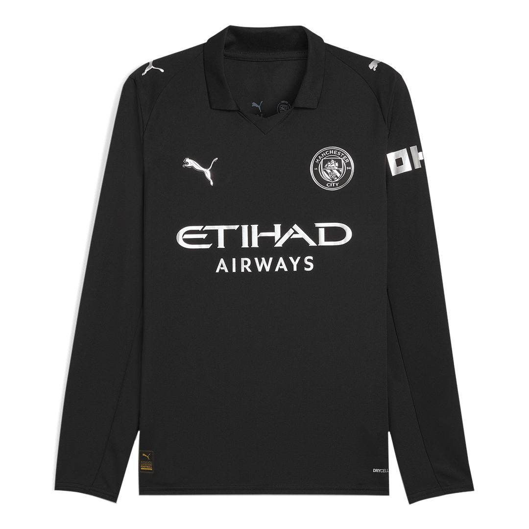 Heren Manchester City Uit Lange Mouwen Voetbalshirt 2025/26