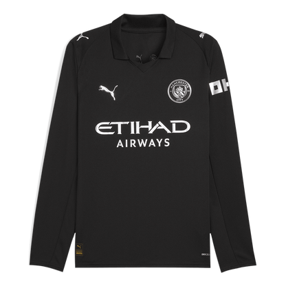 Heren Manchester City Uit Lange Mouwen Voetbalshirt 2025/26