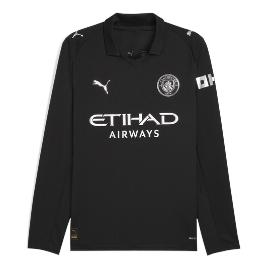 Heren Manchester City Uit Lange Mouwen Voetbalshirt 2025/26
