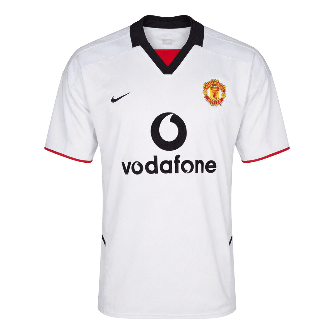 Retro Manchester United Uit Voetbalshirt 2002/03 - voorkant
