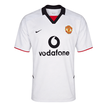 Retro Manchester United Uit Voetbalshirt 2002/03 - voorkant