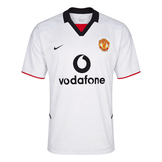 Retro Manchester United Uit Voetbalshirt 2002/03 - voorkant