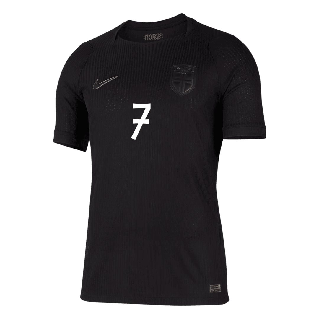 SØRLOTH #7 Noorwegen Spelersversie Uitshirt WK Voetbal 2026 - slim fit
