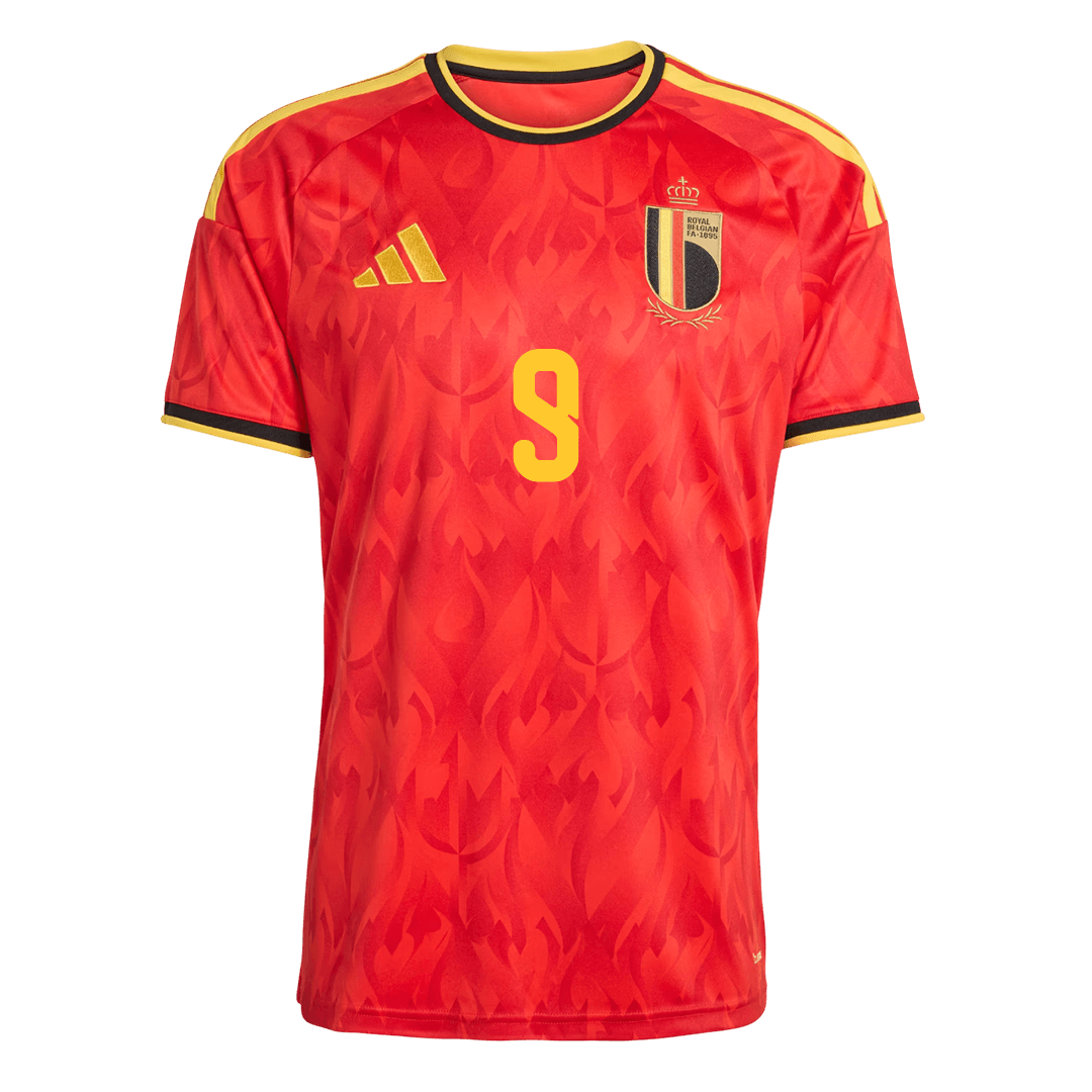 LUKAKU #9 Heren Belgium Thuis Voetbalshirt WK Voetbal 2026