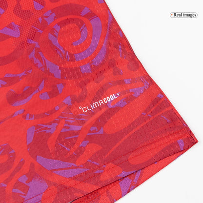 Costa Rica Thuis Spelersversie Voetbalshirt WK Voetbal 2026 - Slim Fit - detail