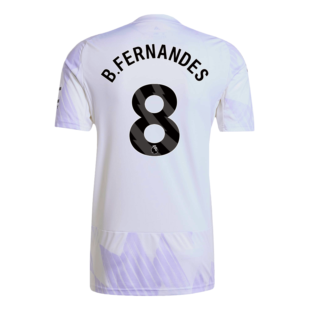 B.FERNANDES #8 Heren Manchester United Uit Voetbalshirt 2025/26