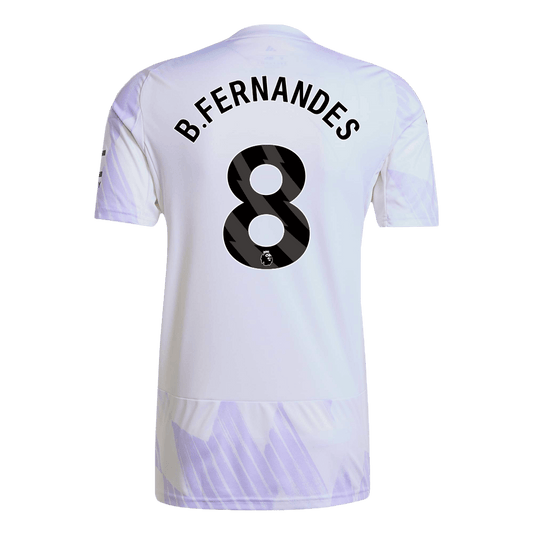 B.FERNANDES #8 Heren Manchester United Uit Voetbalshirt 2025/26