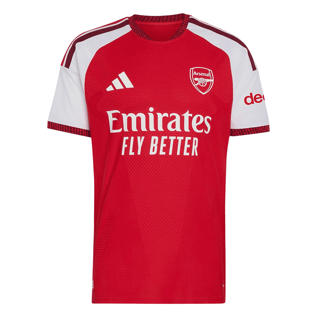 CHAMPIONS #26 Arsenal Thuis Spelersversie Voetbalshirt 2026/27 - Slim Fit - achterkant