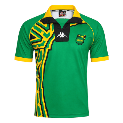 Retro Jamaica Uit Voetbalshirt 1998 - voorkant
