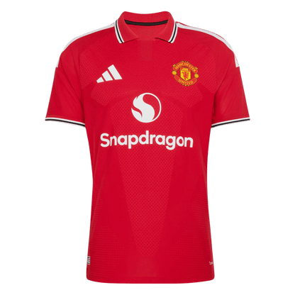 Manchester United Thuis Spelersversie Voetbalshirt 2026/27 - Slim Fit - voorkant