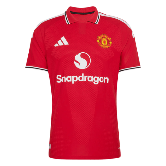 Manchester United Thuis Spelersversie Voetbalshirt 2026/27 - Slim Fit - voorkant