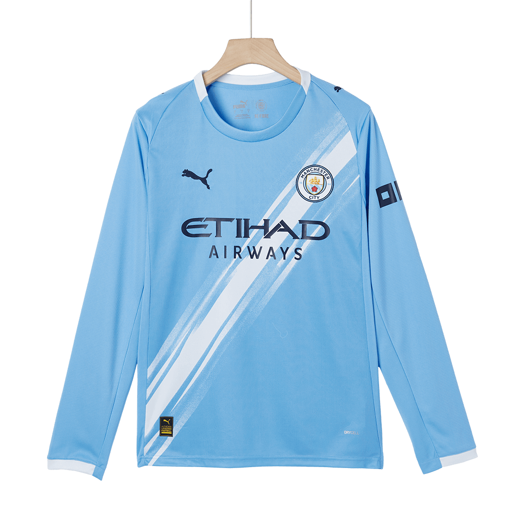 Heren Manchester City Thuis Lange Mouwen Voetbalshirt 2025/26