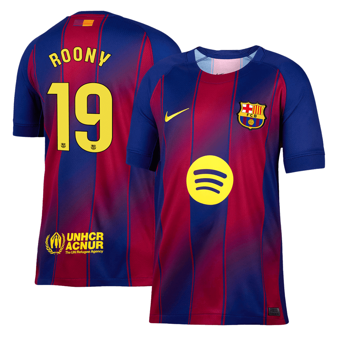 ROONY #19 Heren Barcelona Thuis Voetbalshirt 2025/26 [PREMIUM]