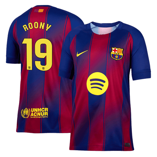 ROONY #19 Heren Barcelona Thuis Voetbalshirt 2025/26 [PREMIUM]