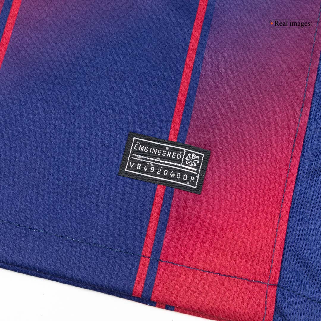 Maillot de football à manches longues domicile Barcelone 2025/26 pour homme
