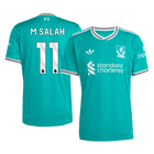 M.SALAH #11 Heren Liverpool Derde Voetbalshirt 2025/26