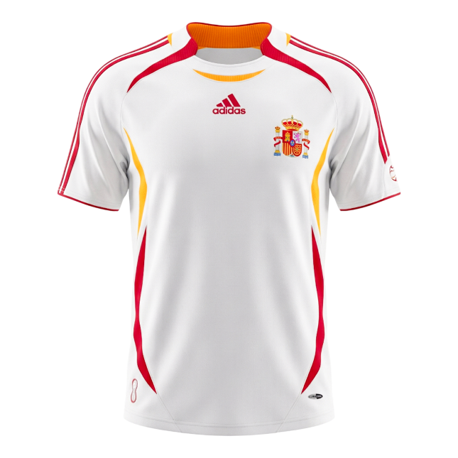 Retro Spain Uit Voetbalshirt 2006