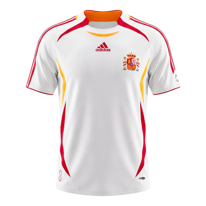Retro Spain Uit Voetbalshirt 2006
