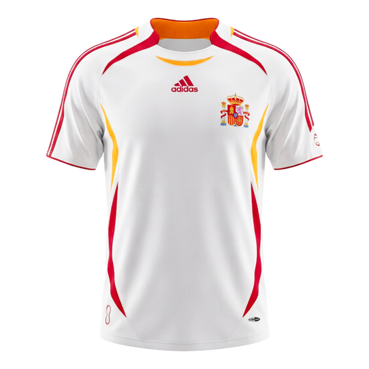 Retro Spain Uit Voetbalshirt 2006