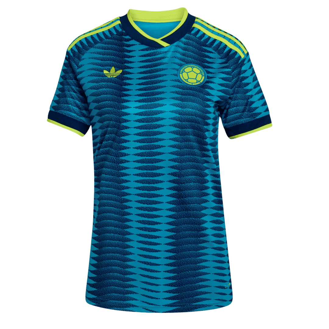 Dames Colombia Uit Voetbalshirt 2026 - voorkant