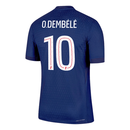 O.DEMBéLé #10 PSG Thuis Spelersversie Voetbalshirt 2025/26 - Slim Fit