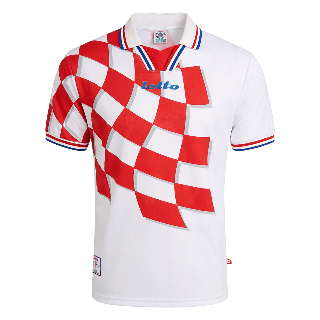 Retro Croatia Thuis Voetbalshirt 1998 - World Cup