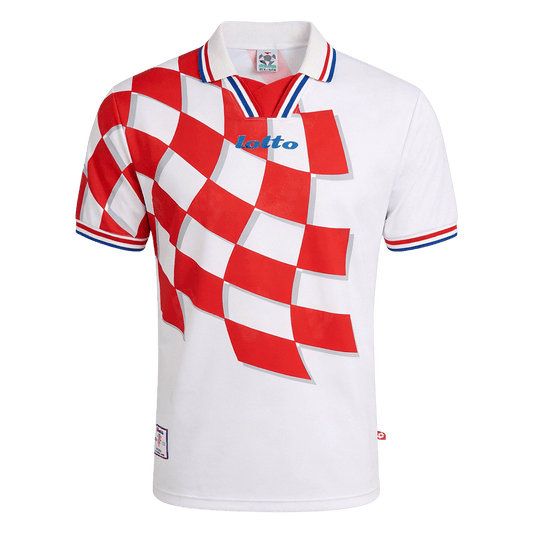 Retro Croatia Thuis Voetbalshirt 1998 - World Cup