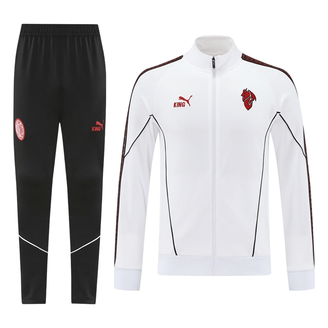 AC Milan Trainingsjack Set(Jas+Broek) 2025/26 White