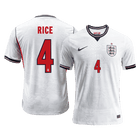 RICE #4 England Thuis Spelersversie Voetbalshirt WK Voetbal 2026 - Slim Fit
