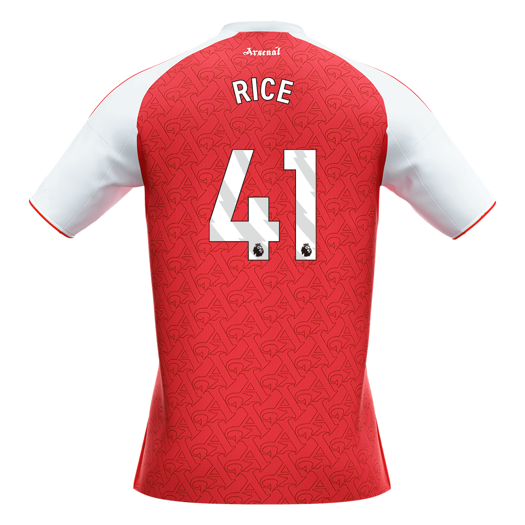 RICE #41 Heren Arsenal Thuis Voetbalshirt 2025/26 [PREMIUM] - foto 10
