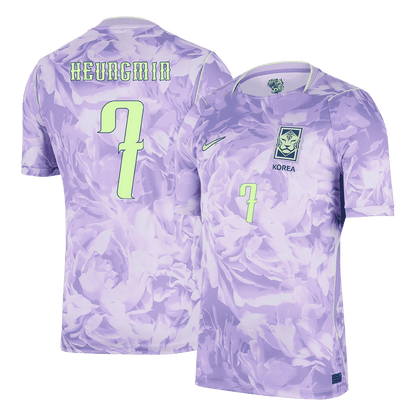 HEUNGMIN #7 Heren South Korea Uit Voetbalshirt WK Voetbal 2026