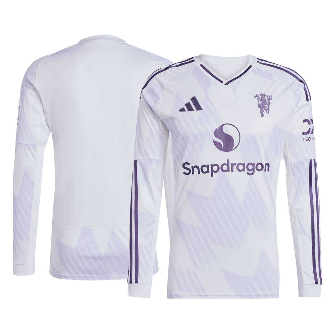 Heren Manchester United Uit Lange Mouwen Voetbalshirt 2025/26