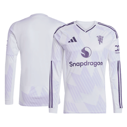 Heren Manchester United Uit Lange Mouwen Voetbalshirt 2025/26