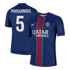 MARQUINHOS #5 PSG Thuis Spelersversie Voetbalshirt 2025/26 - Slim Fit
