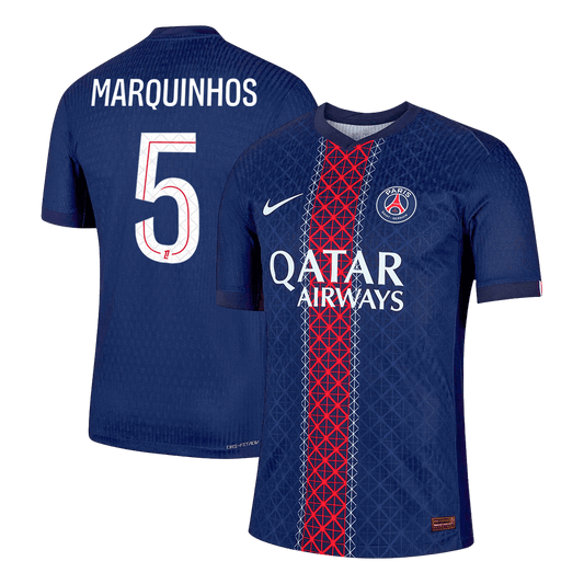 MARQUINHOS #5 PSG Thuis Spelersversie Voetbalshirt 2025/26 - Slim Fit