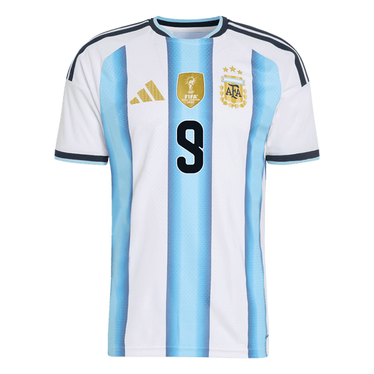 J.ÁLVAREZ #9 Argentina Thuis Spelersversie Voetbalshirt 2026 - Slim Fit