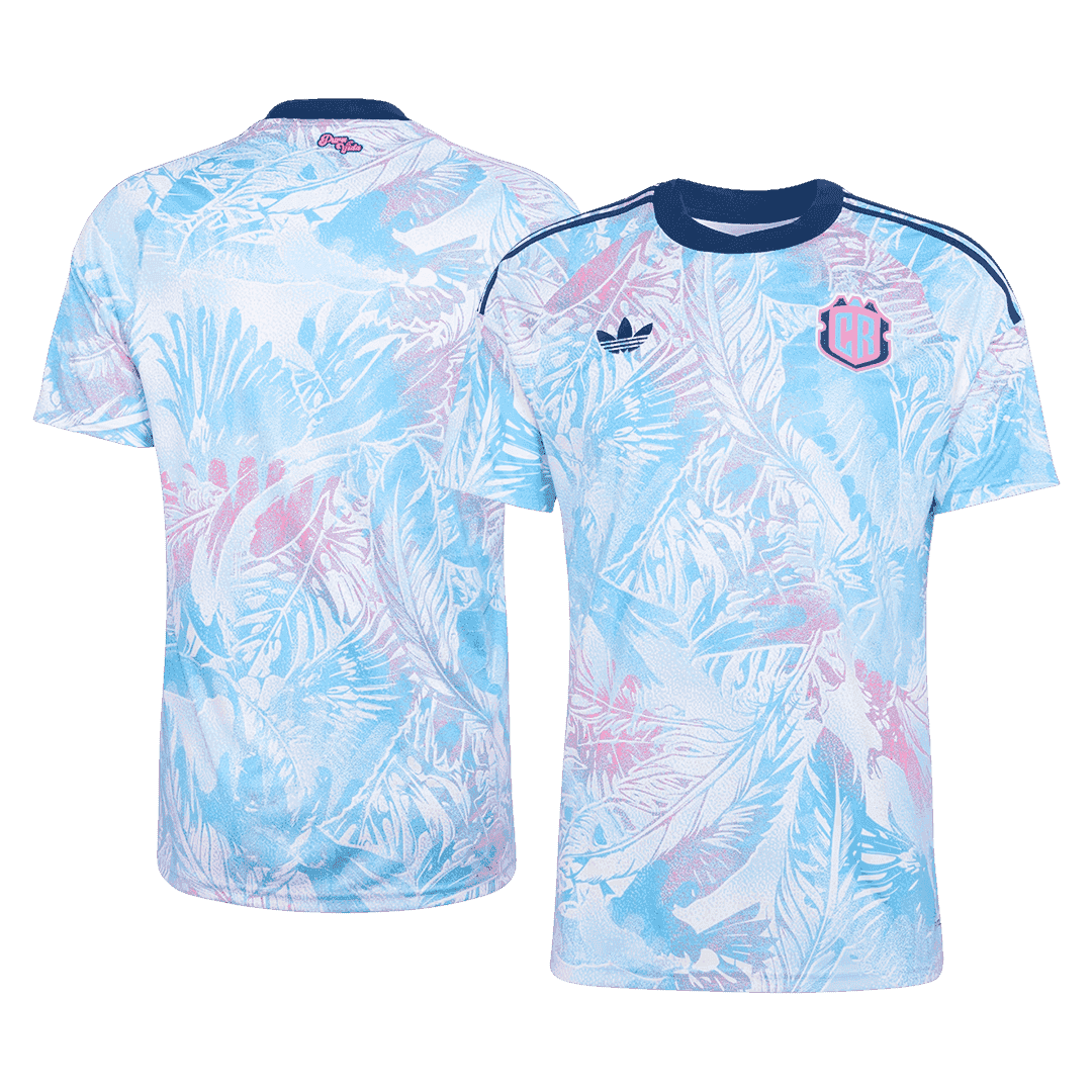 Heren Costa Rica Uit Voetbalshirt WK Voetbal 2026 - achterkant