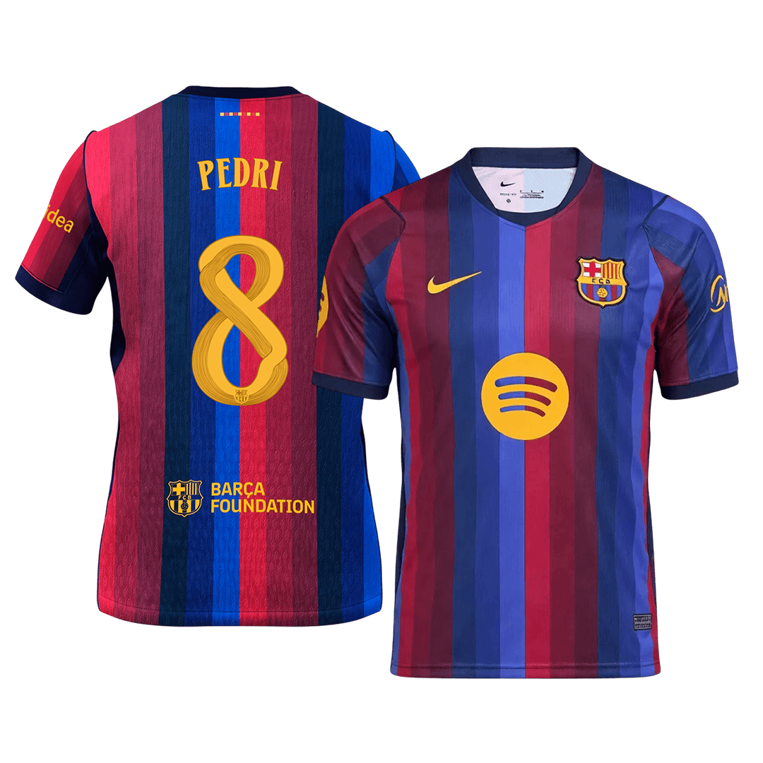 PEDRI #8 Heren Barcelona thuisshirt 2026/27 - UCL