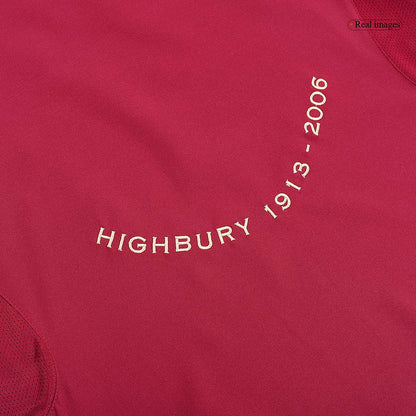 Retro Arsenal Thuis Voetbalshirt 2005/06 - detail