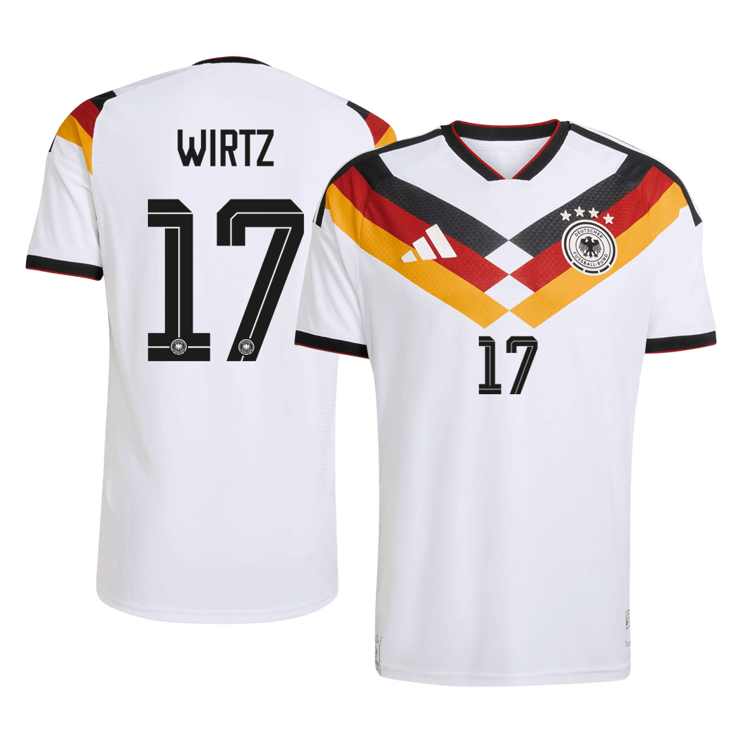 WIRTZ #17 Germany Thuis Spelersversie Voetbalshirt 2026 - Slim Fit