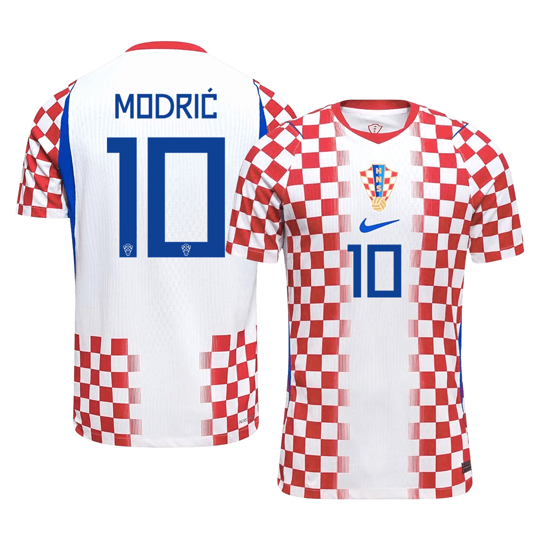 MODRIĆ #10 Croatia Thuis Spelersversie Voetbalshirt WK Voetbal 2026 - Slim Fit