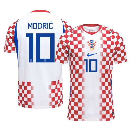 MODRIĆ #10 Croatia Thuis Spelersversie Voetbalshirt WK Voetbal 2026 - Slim Fit