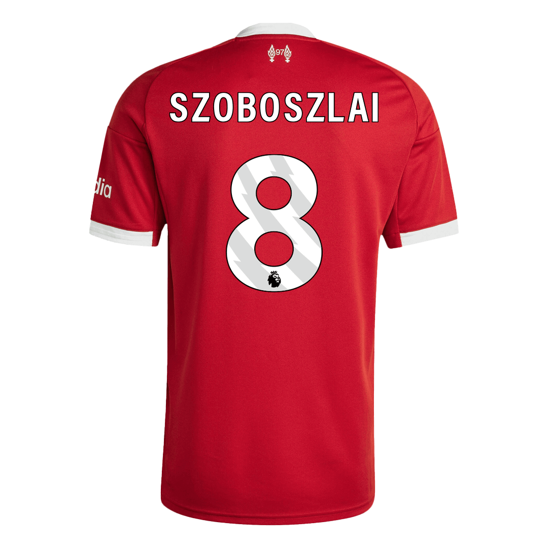 SZOBOSZLAI #8 Heren Liverpool Thuis Voetbalshirt 2025/26