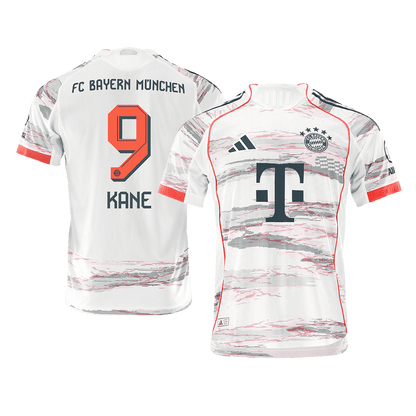 KANE #9 Bayern Munich Uit Spelersversie Voetbalshirt 2025/26 - Slim Fit